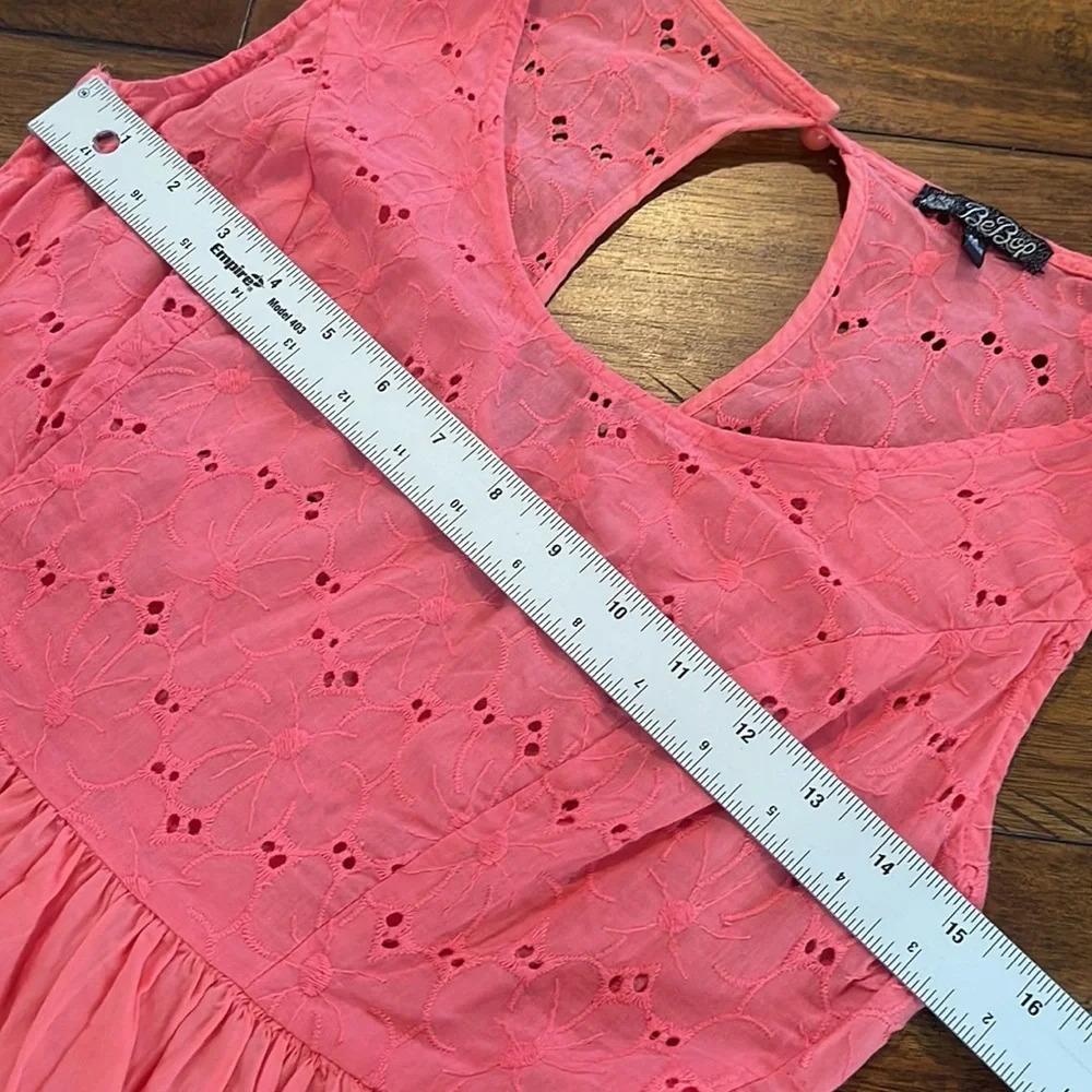 Bebop Midi Eyelet Tiered Dress size M - Picture 14 of 16